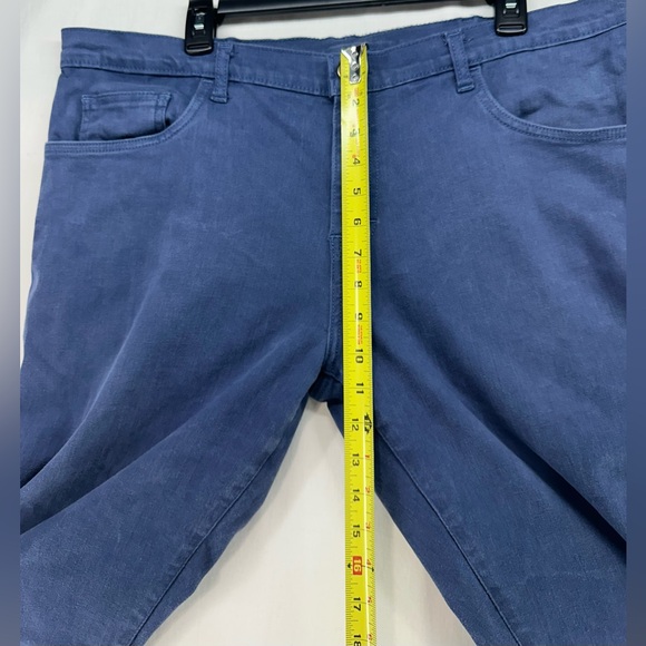 Blue Delta Pant Tapered Leg Solid Blue Work Workwear Stretch Men 39 x 27.5 - Picture 5 of 8